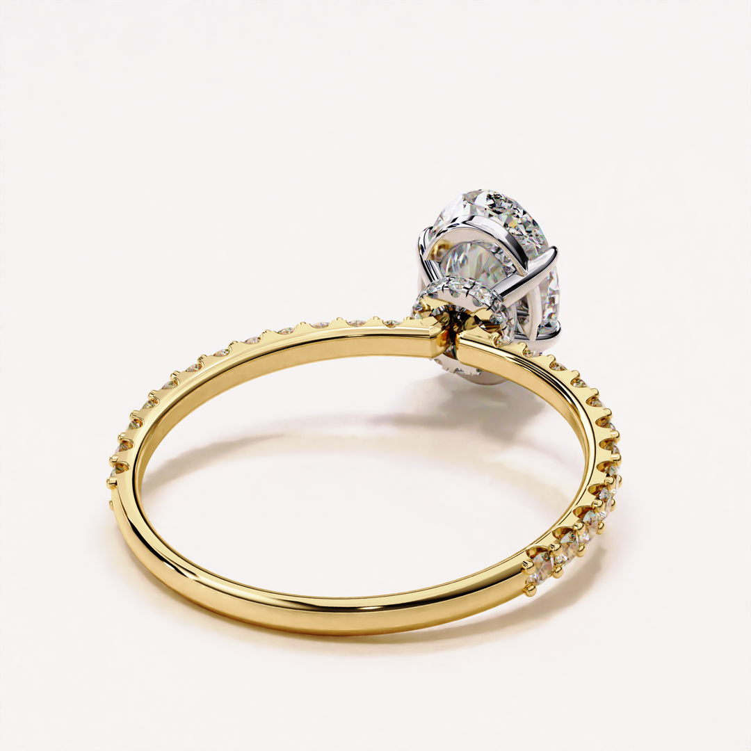 lab created diamond jewelry | oval solitaire ring | conflict free diamond ring
