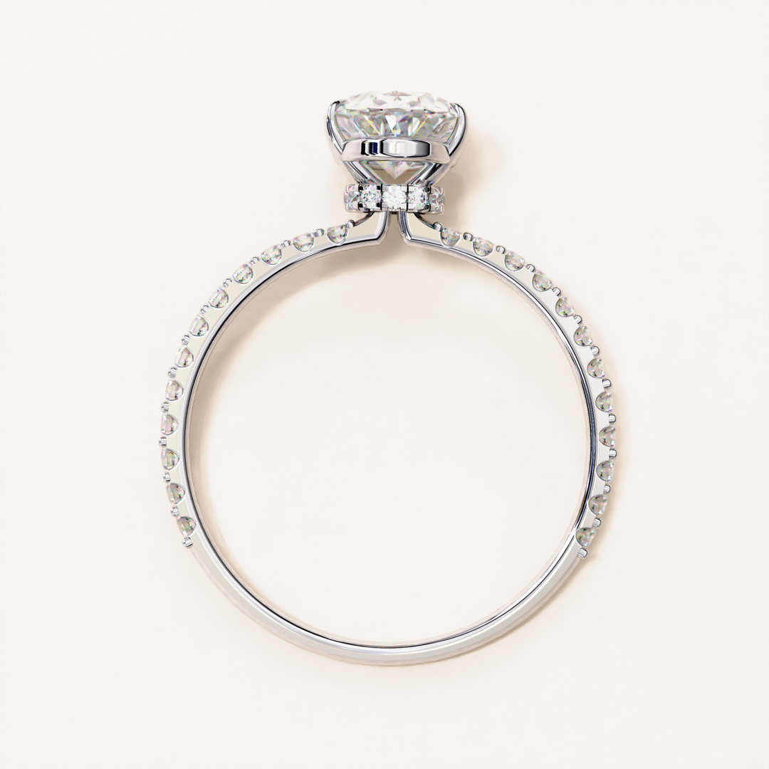 fine jewelry lab diamond | classic diamond ring | lab diamond gift ring
