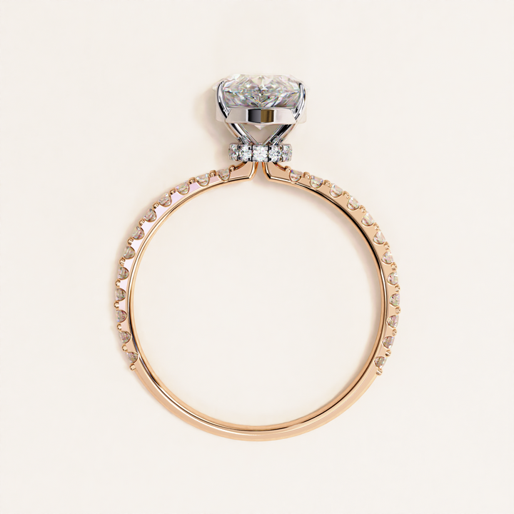 lab diamond women’s ring | handcrafted lab diamond | wedding ring gold
