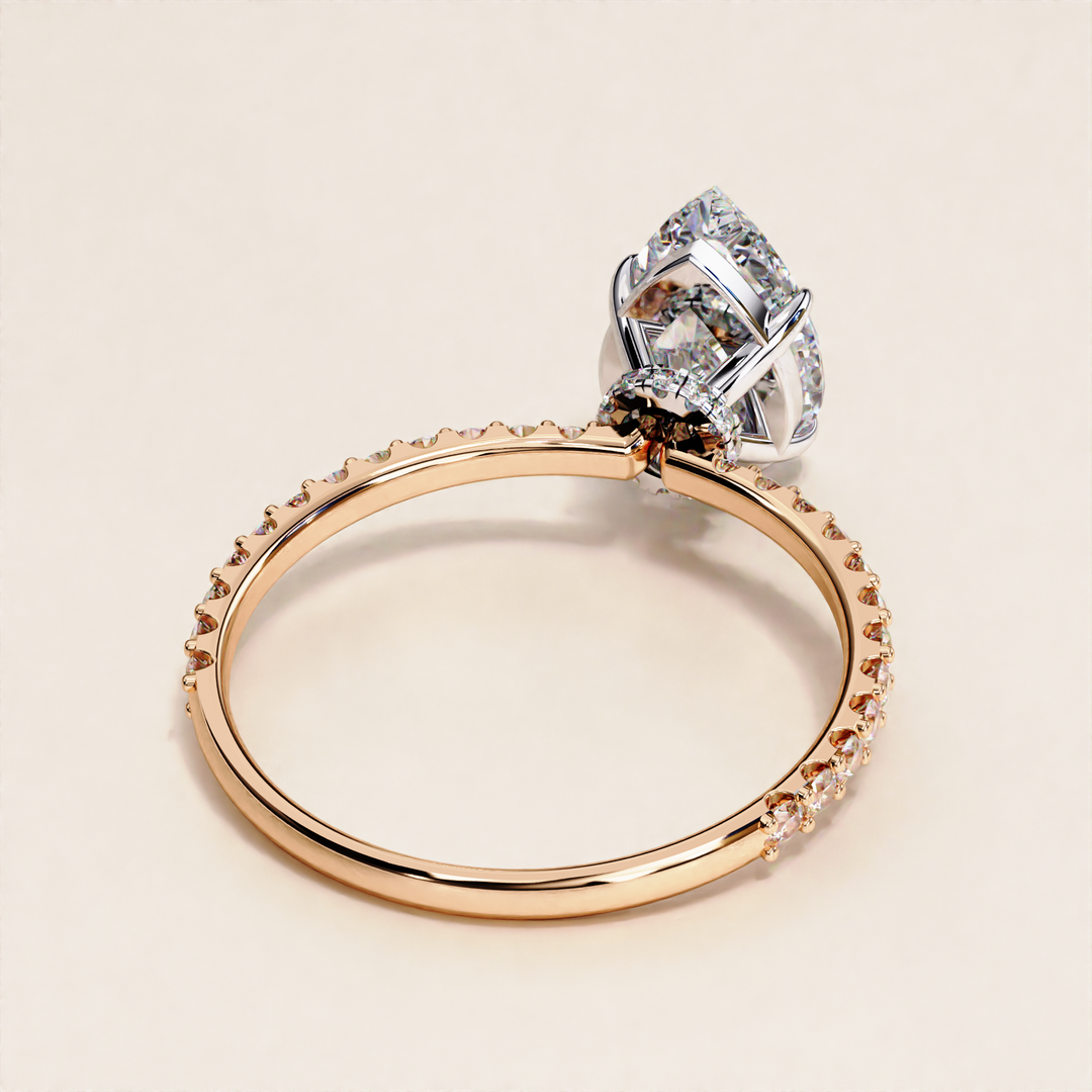 pear diamond sparkle | everyday fine jewelry | minimal diamond ring
