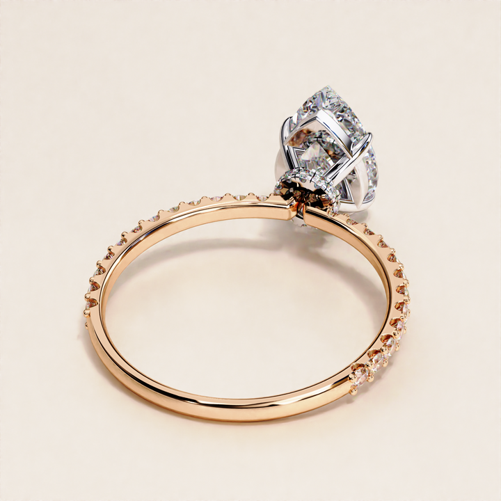 pear diamond sparkle | everyday fine jewelry | minimal diamond ring
