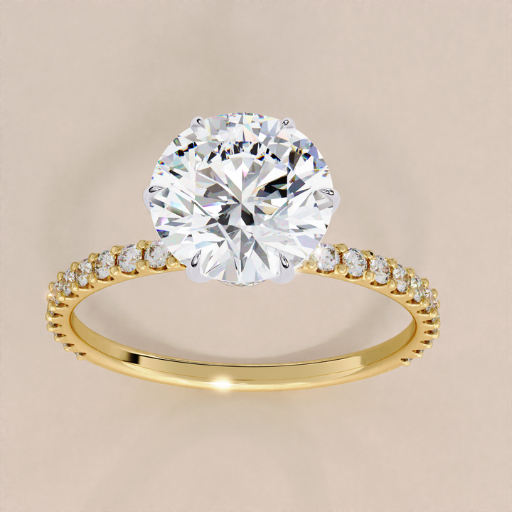 white gold beauty | perfect proposal ring | radiant lab diamond

