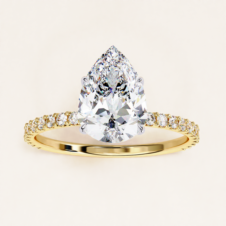 14k gold engagement ring | sustainable jewelry | ethical engagement ring
