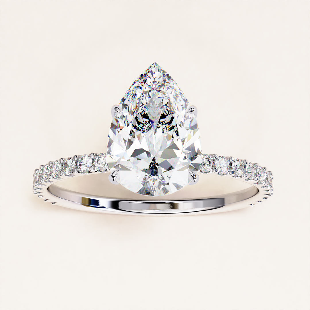 modern engagement ring | lab grown brilliance | timeless bridal ring
