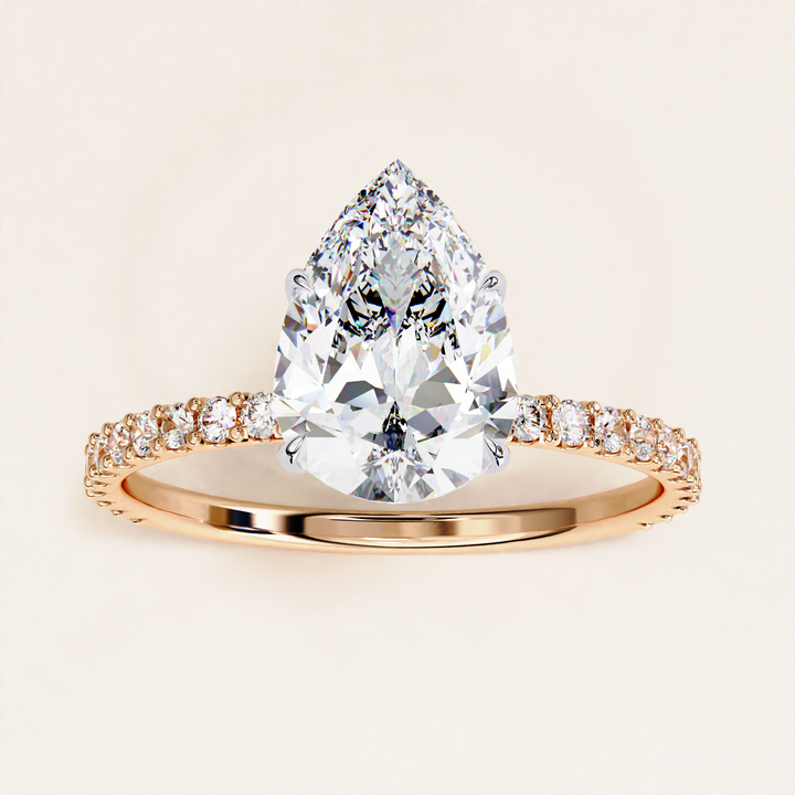 14k gold engagement ring | sustainable jewelry | ethical engagement ring
