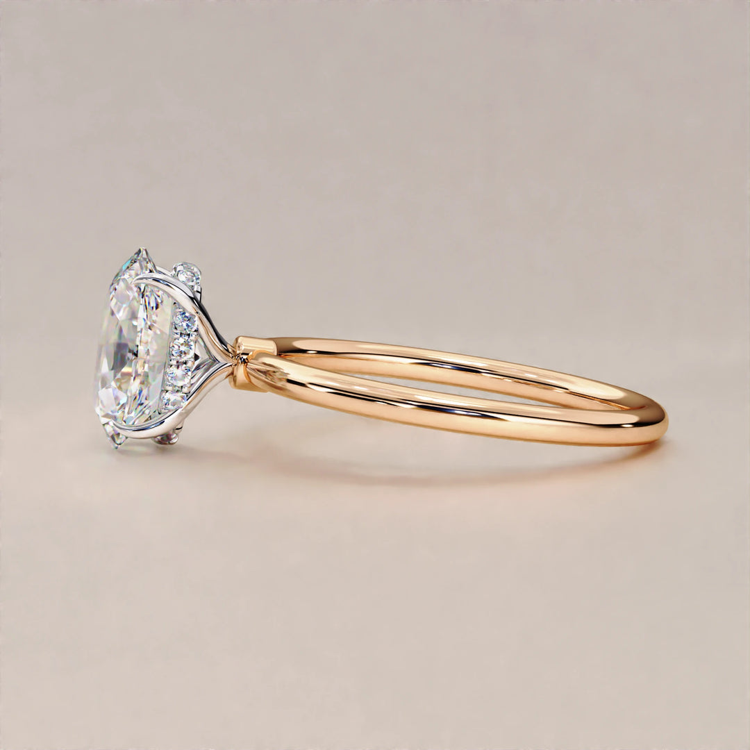 lab created diamond engagement rings