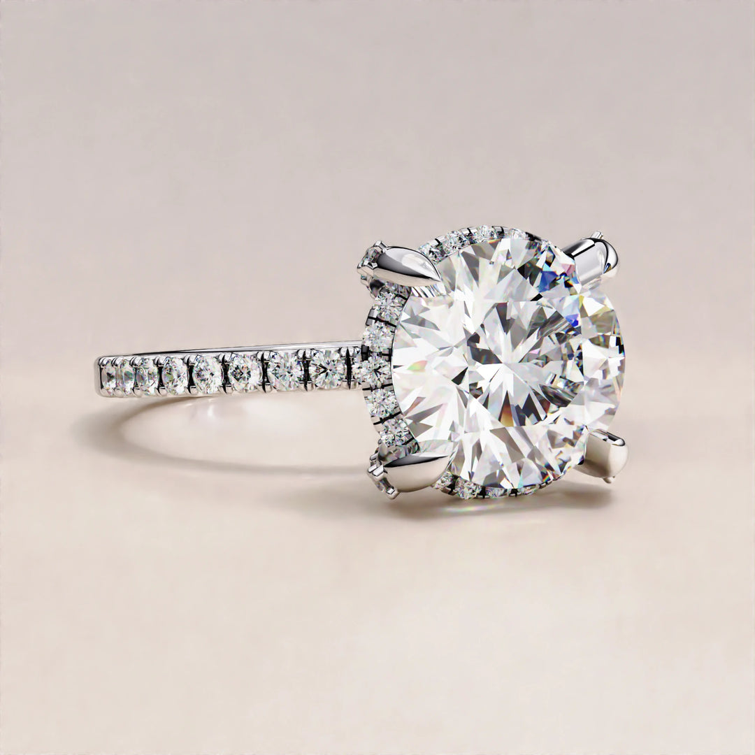 Halo Diamond Ring
