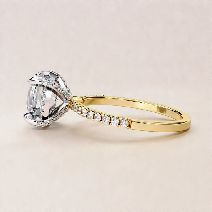 Diamond Ring with Pave
