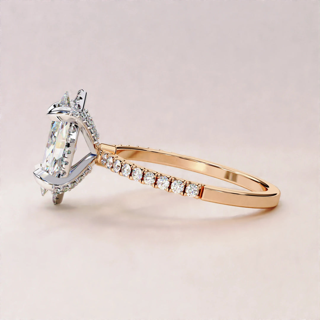 lab created diamond engagement rings