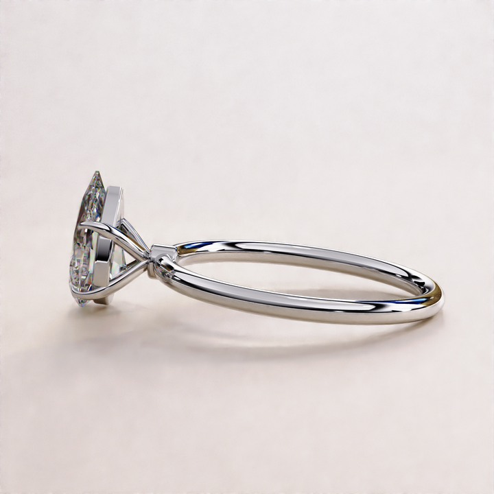 Dainty Diamond Ring | Slim Band Ring | Minimalist Engagement Ring

