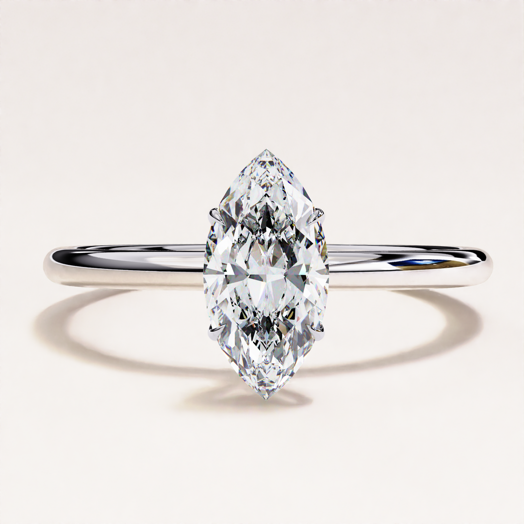  solitaire diamond jewelry gift | dazzling marquise cut diamond jewelry | ethical lab grown diamond ring | sophisticated marquise cut diamond ring