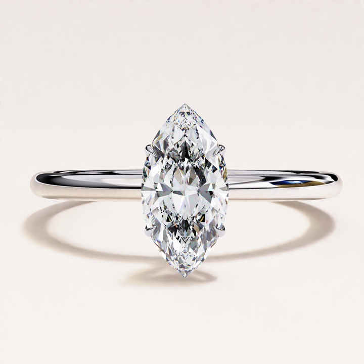  solitaire diamond jewelry gift | dazzling marquise cut diamond jewelry | ethical lab grown diamond ring | sophisticated marquise cut diamond ring