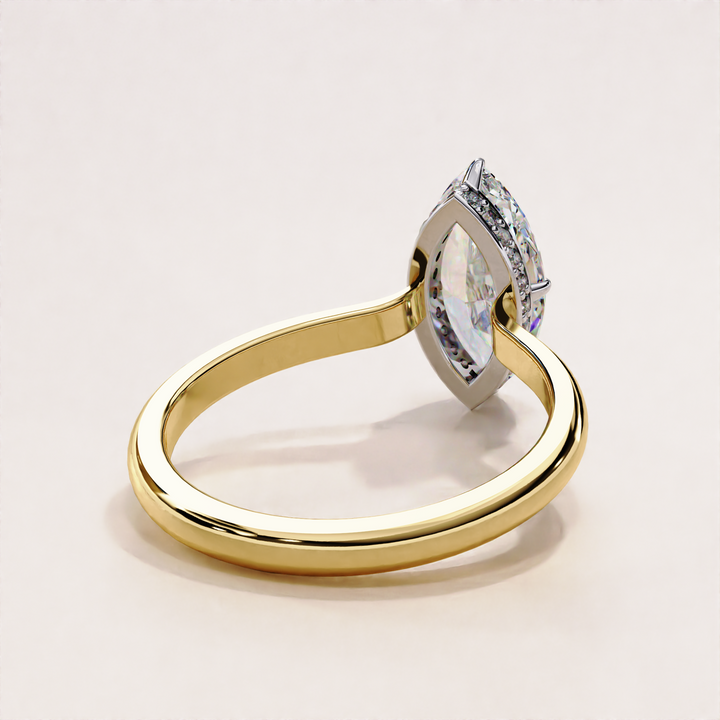 polished rose gold band | perfect proposal ring | luxury lab jewelry

