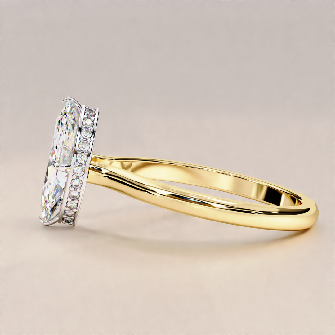 luxury engagement ring | ethical bridal jewelry | elegant diamond ring

