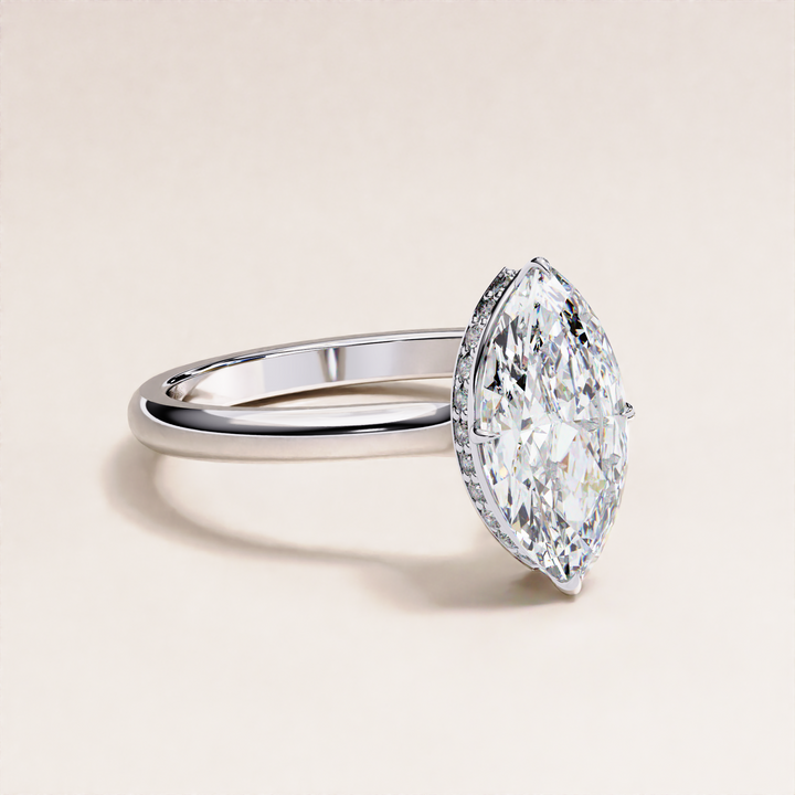 modern engagement ring | custom diamond ring | wedding ring for her

