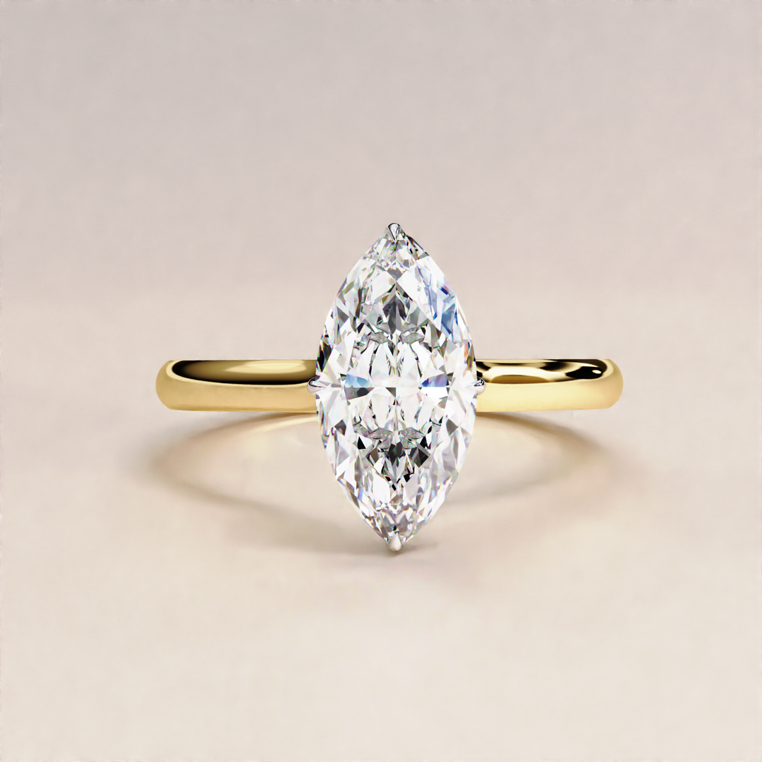 hidden halo diamond ring | ethical engagement ring | lab diamond ring

