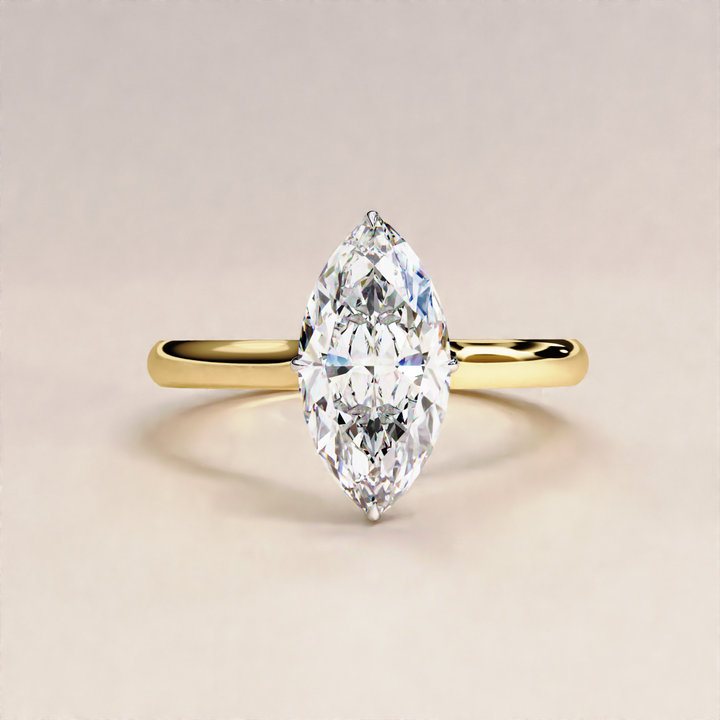 hidden halo diamond ring | ethical engagement ring | lab diamond ring

