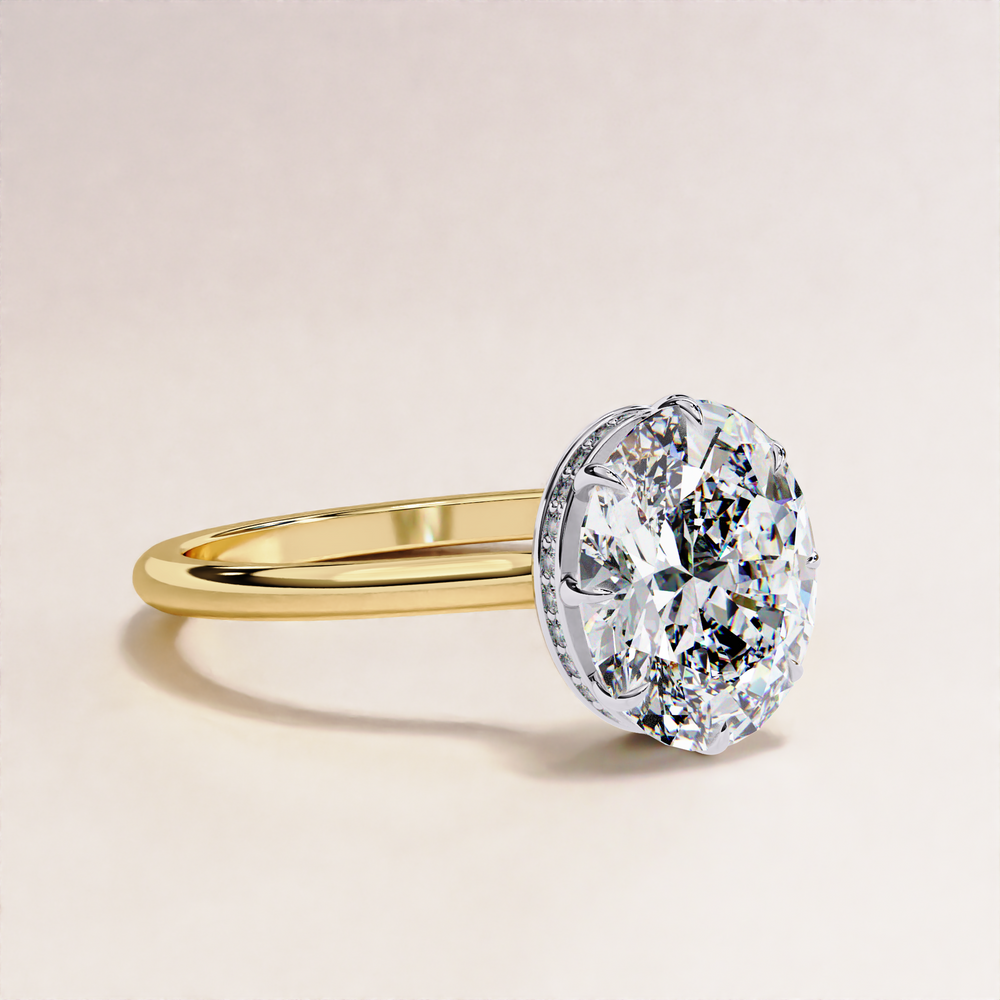 oval cut ring | lab engagement ring | anniversary gift
