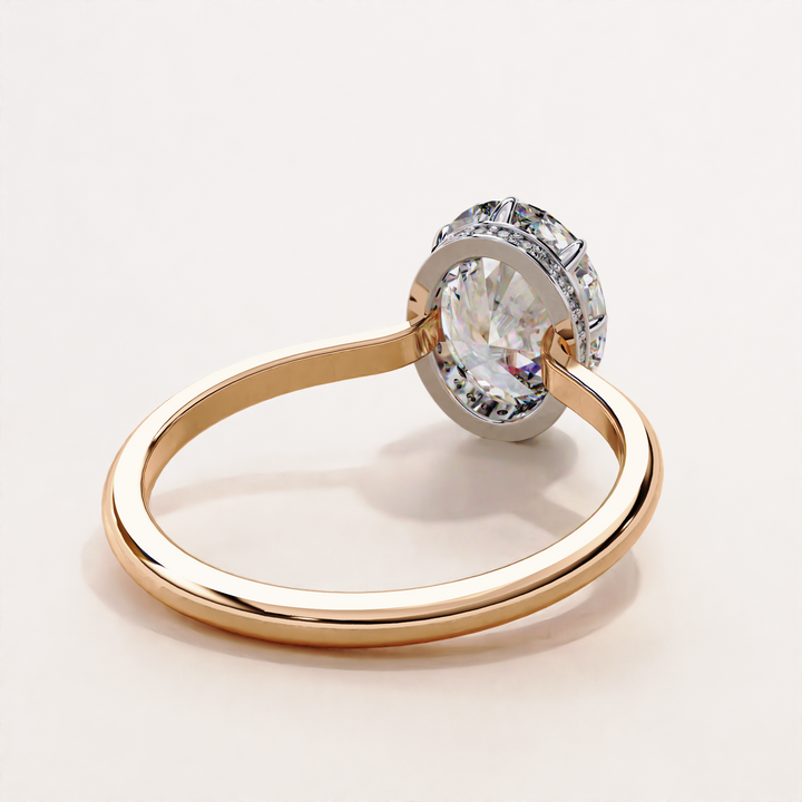 oval stone ring | handcrafted engagement ring | meaningful ring
