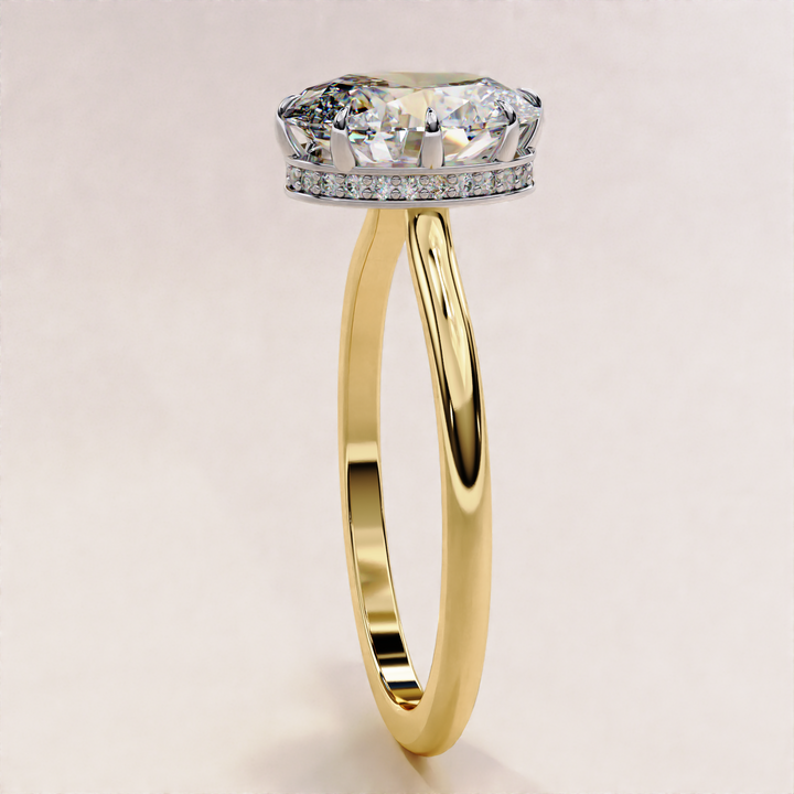 sustainable jewelry | lab grown solitaire | eco-friendly ring
