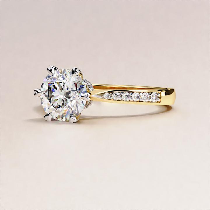 yellow gold engagement rings