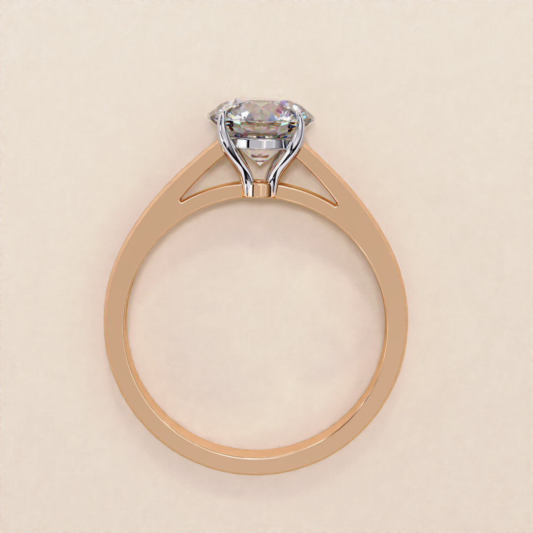 diamond solitaire wedding ring​