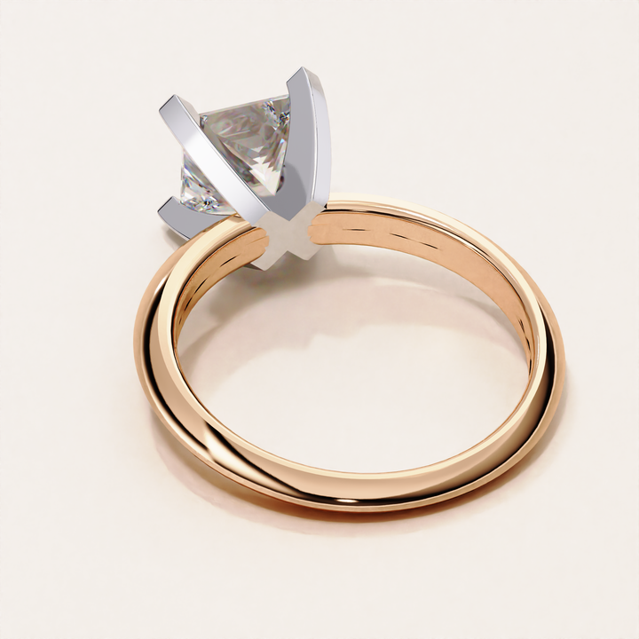 lab created diamond rings