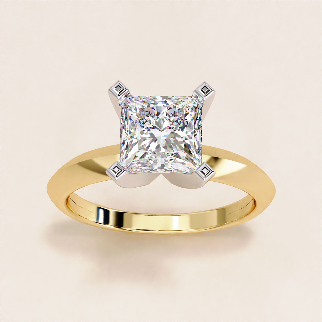 lab grown diamond engagement ring