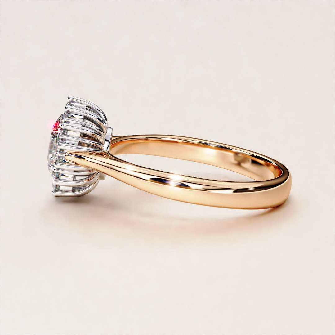 moissanite diamond engagement rings