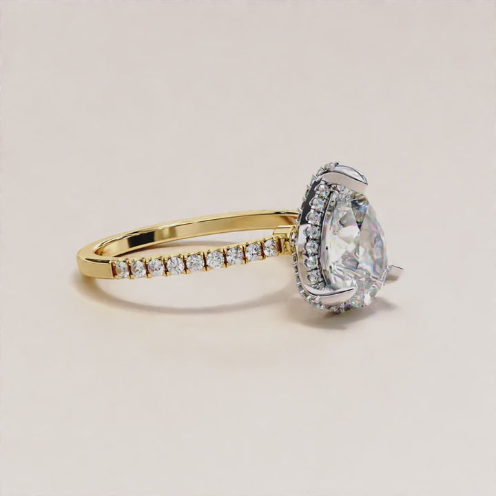 Half Pave Setting Ring
