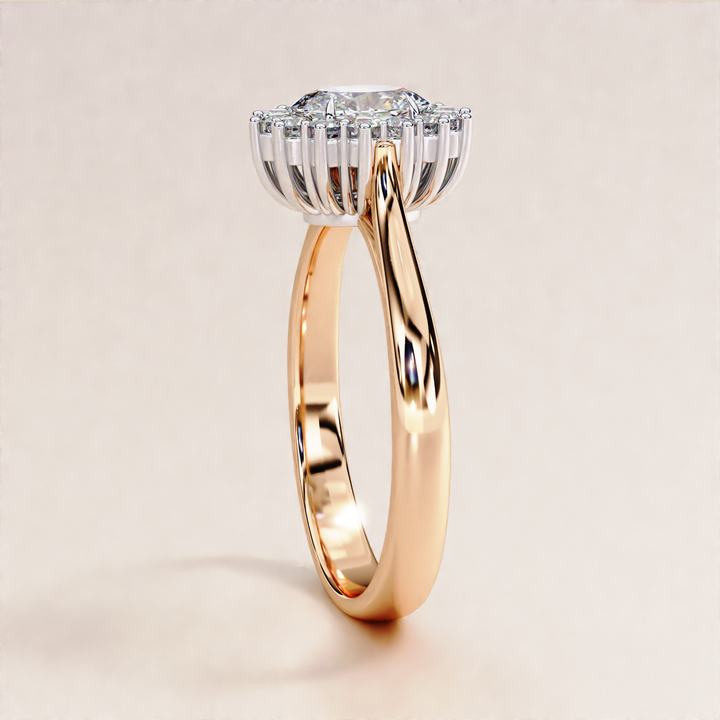 rose gold engagement rings