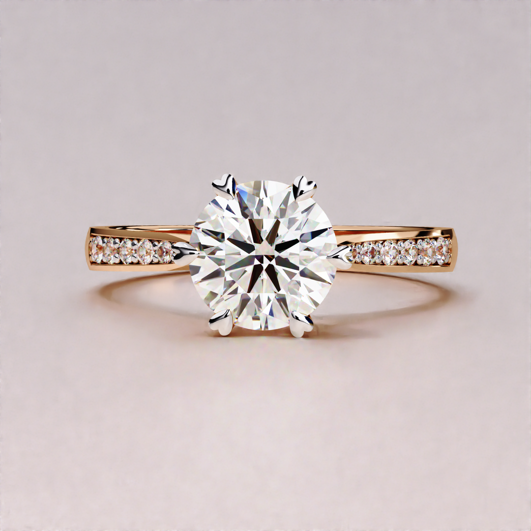 rose gold wedding ring