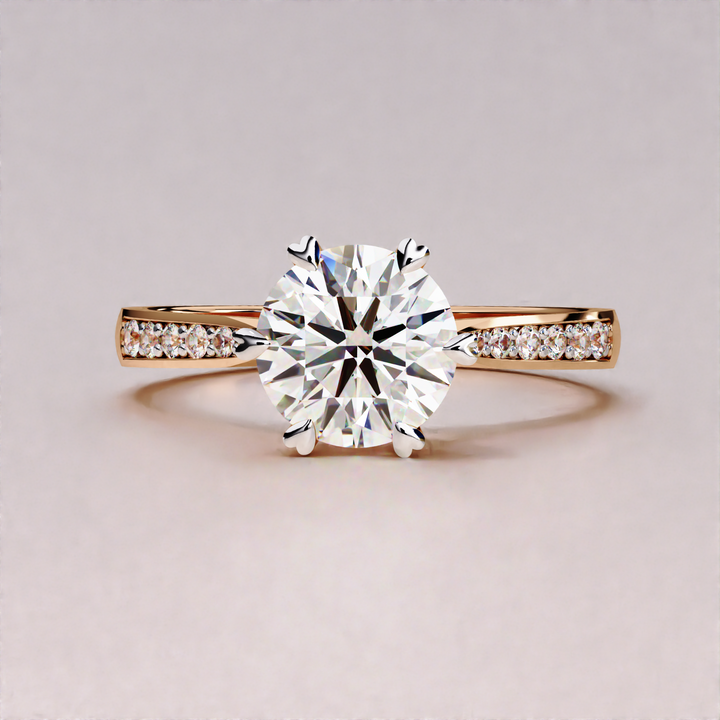 rose gold wedding ring