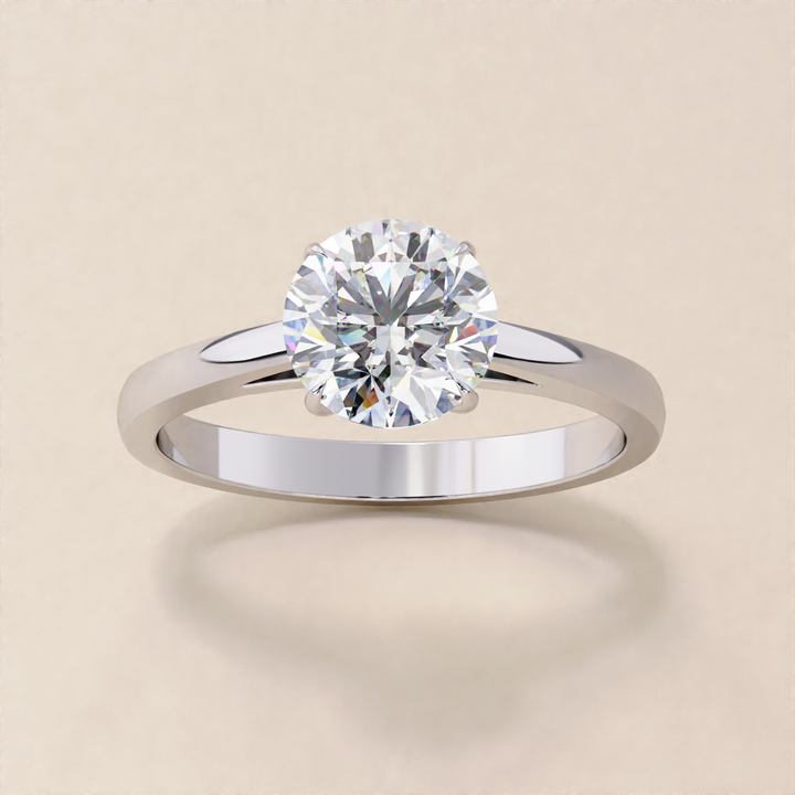 solitaire engagement rings for women