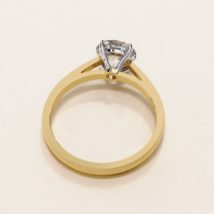 solitaire diamond wedding ring