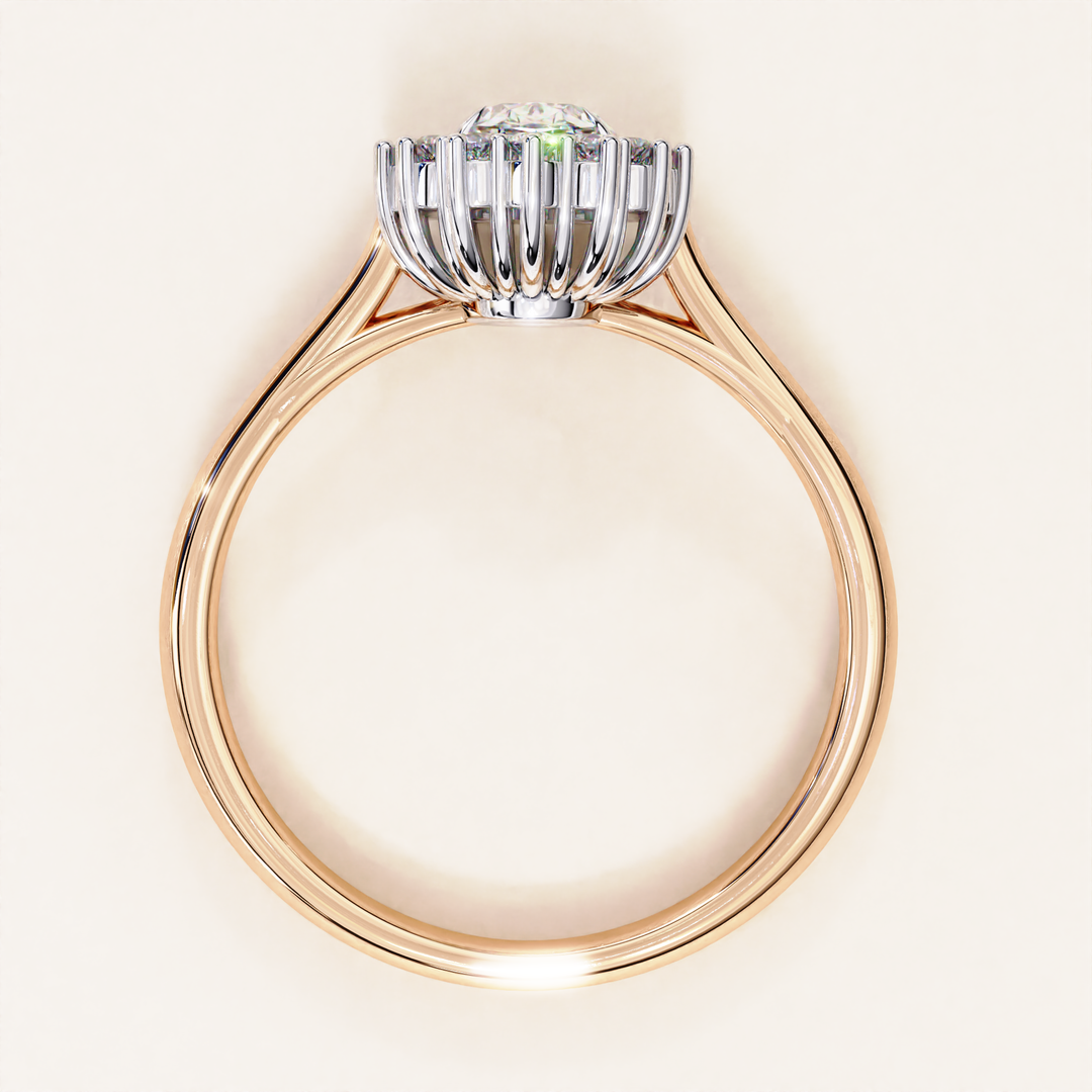 women's rose gold ring